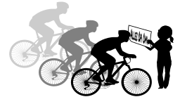 cyclists 끝 선 sprint