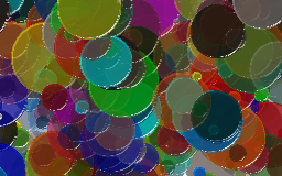 dark bubble collage