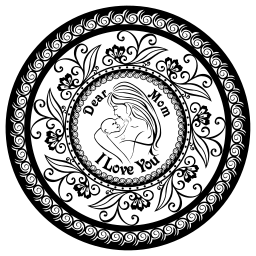 floral emblem 센터 링