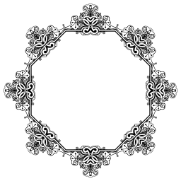fractal 꽃 팔각형 구조