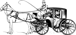 말 그려진 포가 silhouette