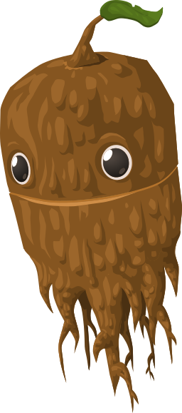 knobby 루트 tuber