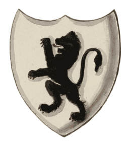 사자 heraldic 방패