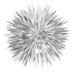 흰색 배경에 Starburst