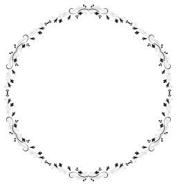 거친 bristled 원형 outline