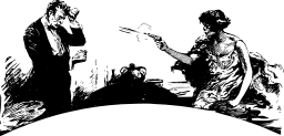 흡연 대화 silhouette
