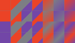 violet 빨간 chevron 격자