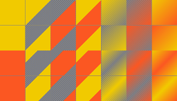 황색 주황색 chevron 기온변화도