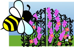 꽃 문에 의해 bee
