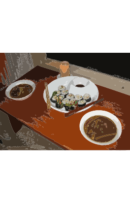 dining table meal place setting