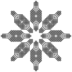 8 포인트 스노우 레이크 엠블럼