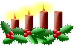 festive advent 양초 배치