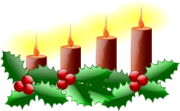 festive 모험 촛불 garland