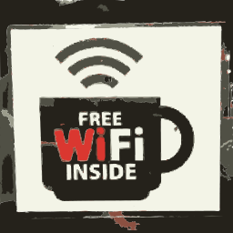 무료 wifi 창 기호