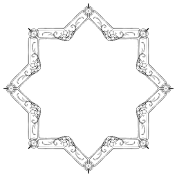 ornate 8 포인트 스타 2