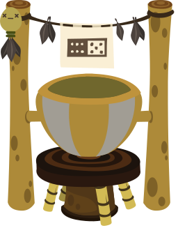 의식 cauldron 배 기치