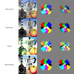 robot and color swatches