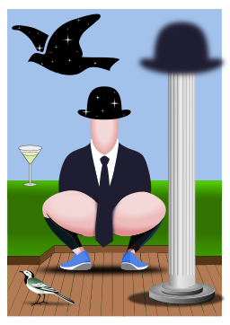 surreal suited 그림으로 열
