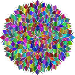 활기찬 kaleidoscope 디자인