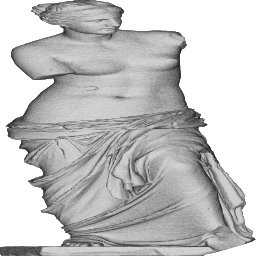 고전적인 조각 venus de milo