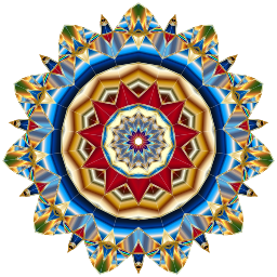 다채로운 mandala 삽화