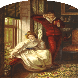 인테리어 장면 victorian 스타일