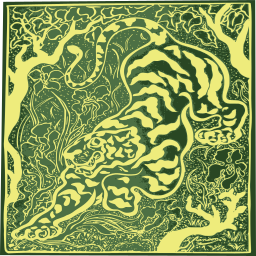 intricate tiger 패턴