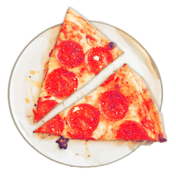 Pepperoni 피자 조각