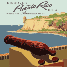 puerto rico 발견 포스터