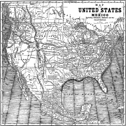 united states 지도 일러스트