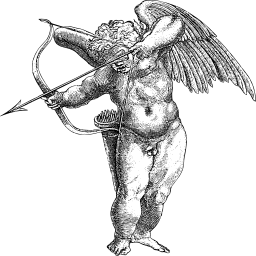 날개 달린 아치 cherub 그림