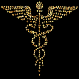 caduceus 상징 삽화