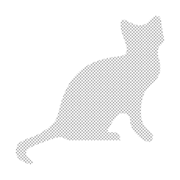 고양이 silhouette 예술