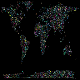 colorful world map 20