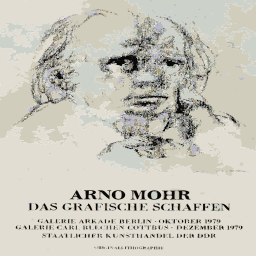 A Drawing Of A Man ' S Face With The Words Arno Moir