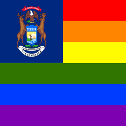 michigan 상태 깃발