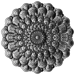모노크롬 mandala