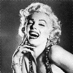 단색 marilyn monroe