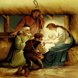 nativity 장면 삽화