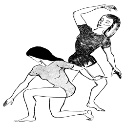 남녀 의 흑백 그림