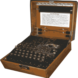 고전적인 typewriter 기계