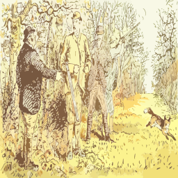 숲 장면 와 hunters