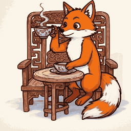 fox 마시는 차