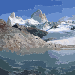 산의 산의 그림