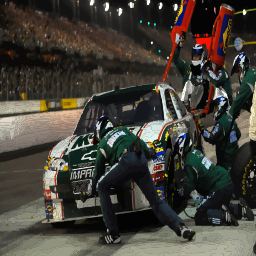 nascar pit 중지 활동