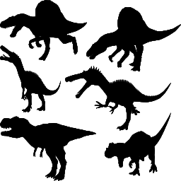 Silhouette 공룡 수집