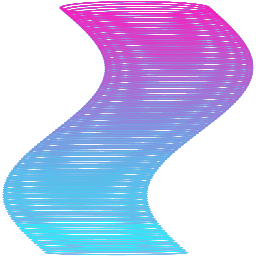 파란 분홍색 gradient 모양