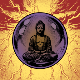 buddha 내부 전기 결정 공