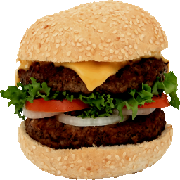 두 배 cheeseburger 와 lettuce 토마토