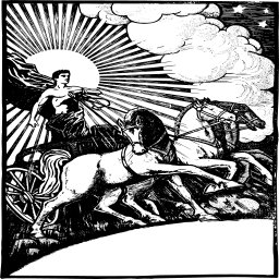 sun chariot 조각 장면
